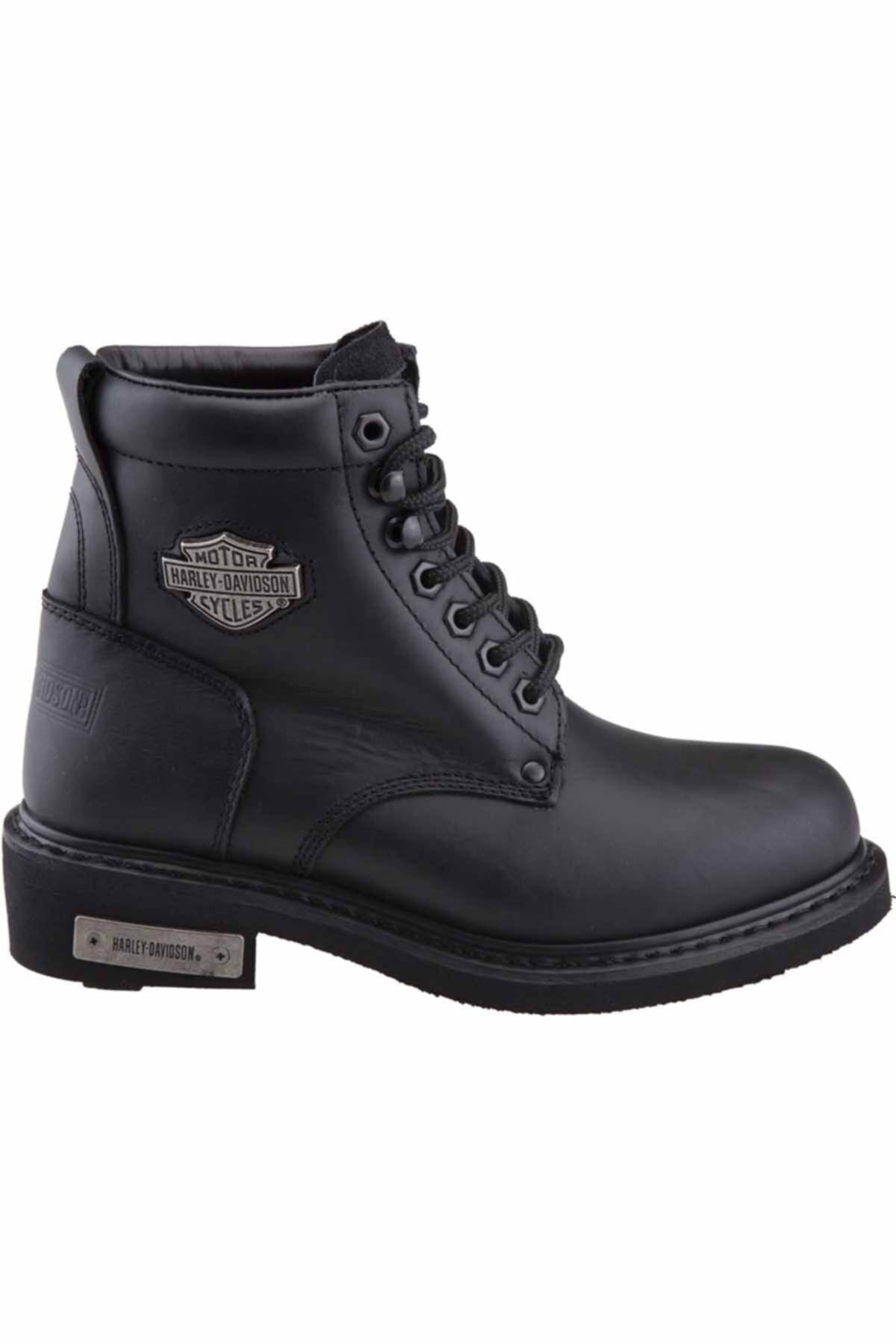 HARLEY DAVIDSON - GİBSON - ERKEK SİYAH BOT - BLACK - FULL-SİYAH