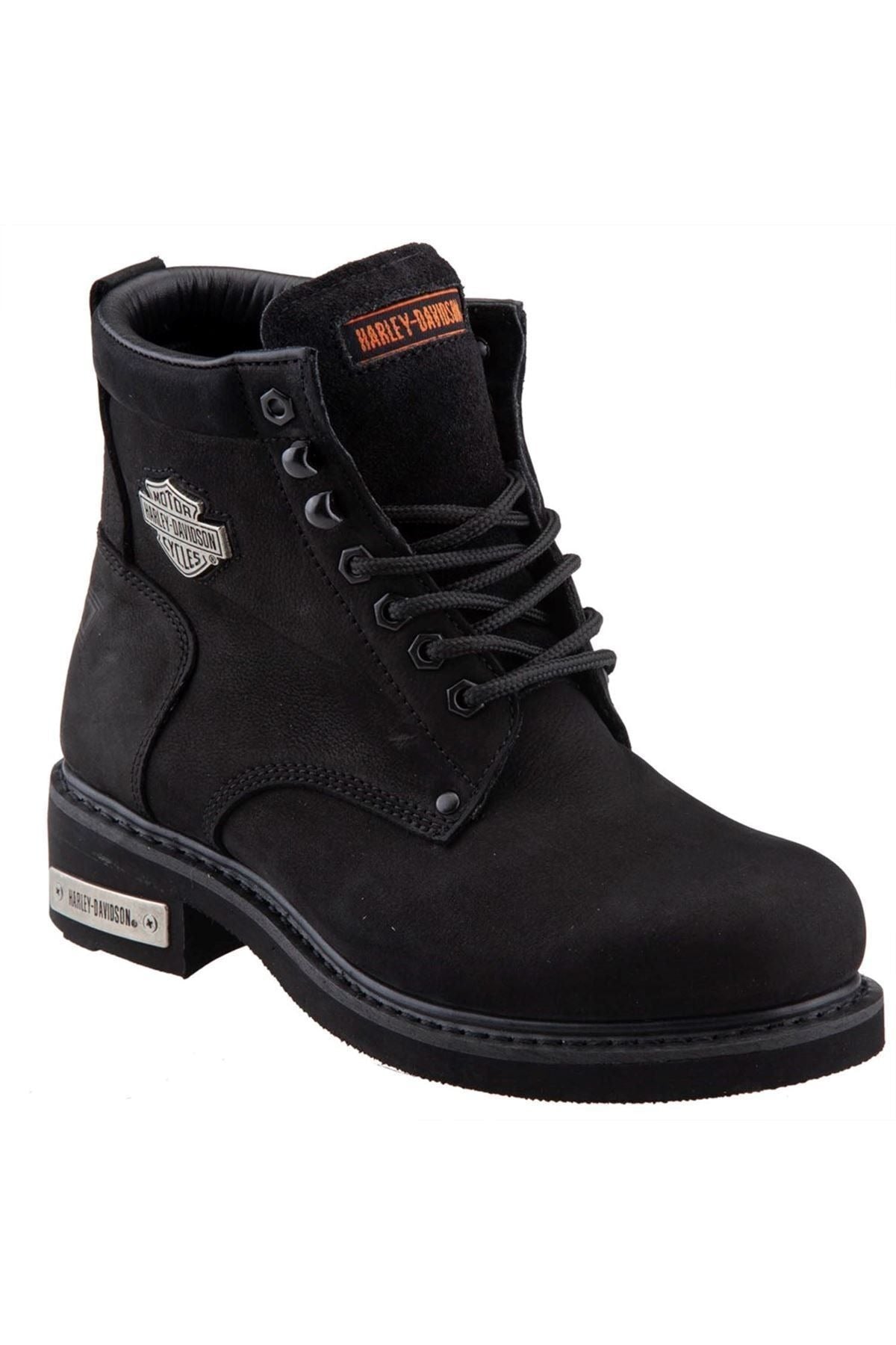 HARLEY DAVIDSON - GIBSON - ERKEK SİYAH BOT - 40 - ST00458 - BLACK-BLACK