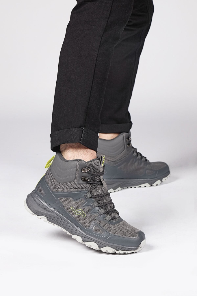 JUMP 27066 --MID GREY/LT GREY/NEON GREEN - GREY/NEON GREEN
