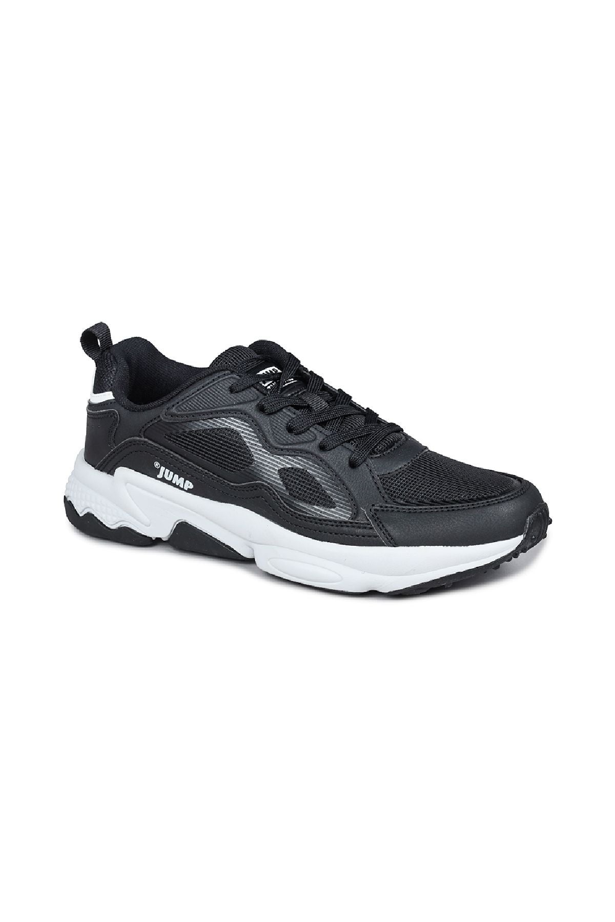 JUMP 24712 BLACK/WİTE ERKEK SPOR AYAKKABI - SİYAH BEYAZ