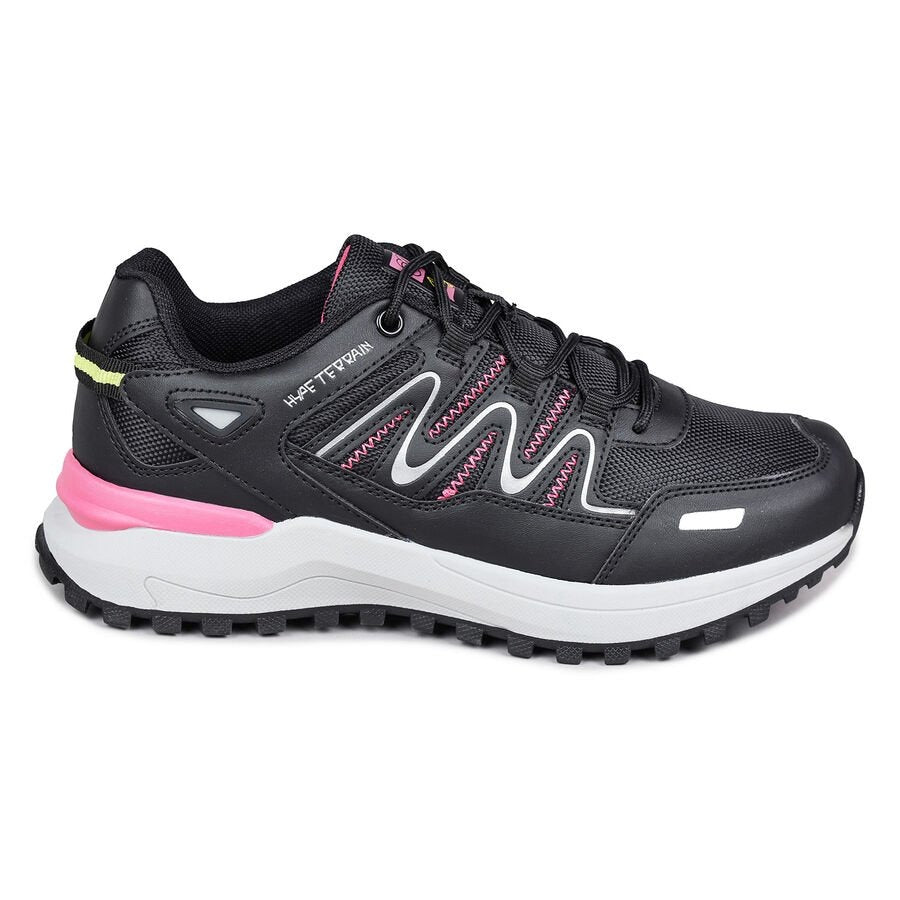 JUMP - 28792 - Unisex OUTDOOR SPOR AYAKKABI - SİYAH-FUŞYA