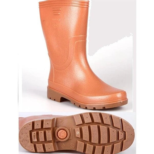 Ulaş Krep Kauçuk Taban Çizme Unisex - TURUNCU ORTA