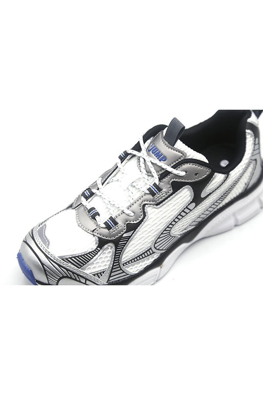 JUMP 29819 KADIN/ERKEK RAHAT SNEAKER SPOR AYAKKABI - BEYAZ-SİYAH
