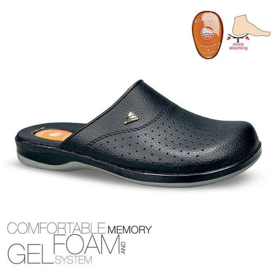 CEYO 9846 FLEX-1 ERKEK JELLİ ORTOPEDİK SABO TERLİK - 9846 FLEX-1 - SİYAH