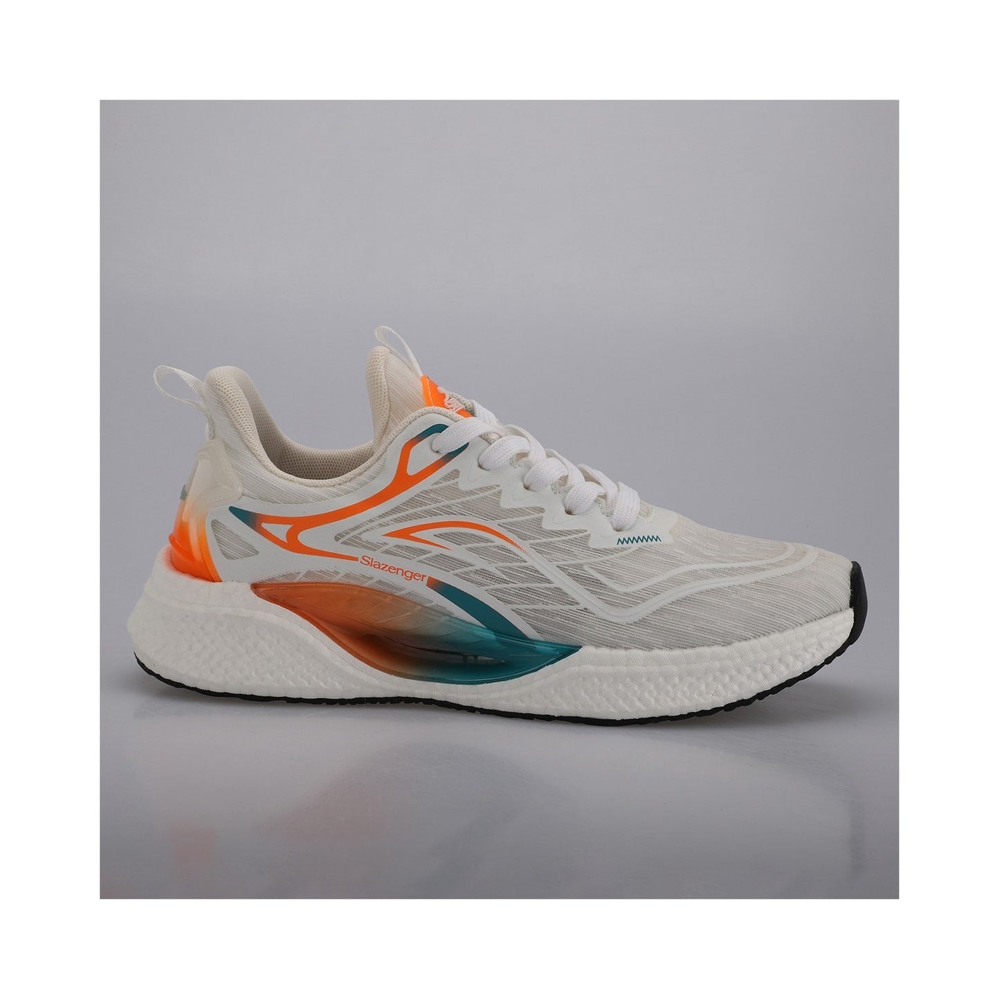 SLAZENGER WARWICK SPOR AYAKKABI - BEYAZ-YEŞİL-TURUNCU