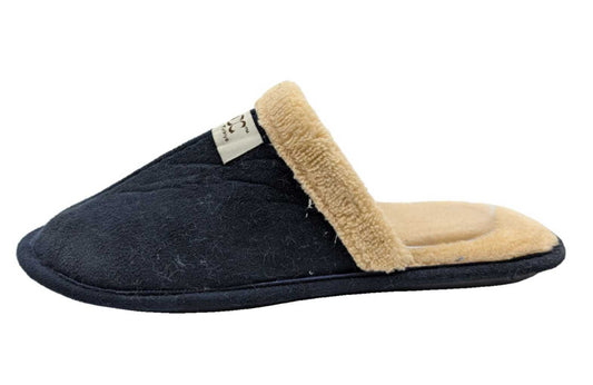 Çiğdem Kundura PuffiFeet Erkek Peluş İçli Terlik - PuffiFeet - SİYAH