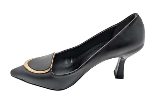 Amabella Kadın Suni Deri Stiletto - Amabella - SİYAH