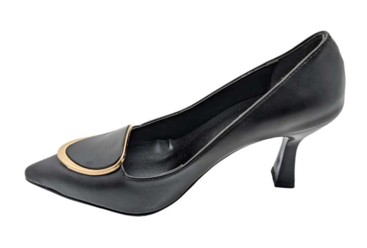 Amabella Kadın Suni Deri Stiletto - Amabella - SİYAH