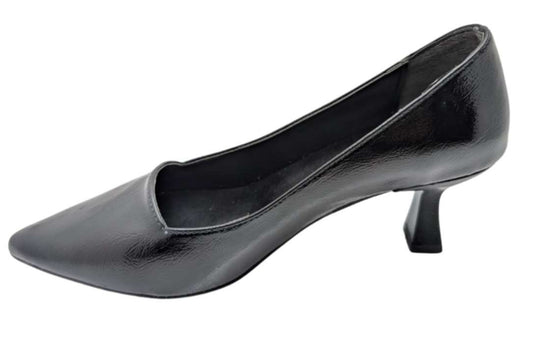 GraceStitch Kadın Suni Deri Stiletto - GraceStitch - SİYAH
