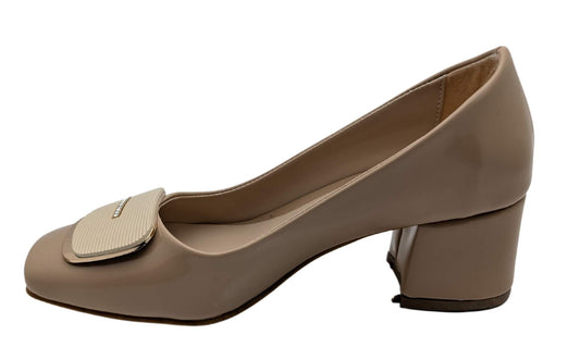 Elysian Heels Kadın Abiye Topuklu Babet - Elysian Heels - VİZON