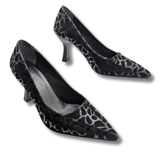 Stralende Kadın Leopar Desenli Stiletto - Stralende - SİYAH