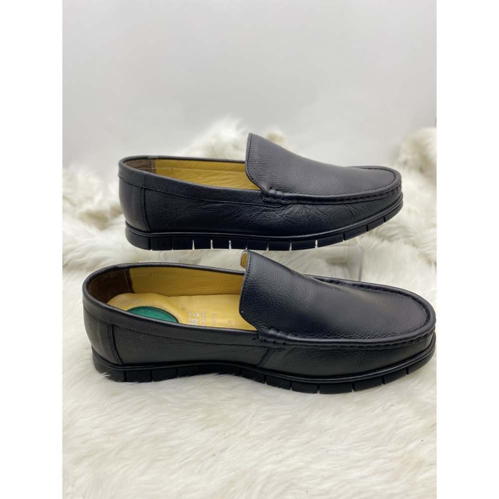 GERÇEK DERİ ERKEK AYAKKABI MODEL 024 - SİYAH - 41 - ST00396-SİYAH-41