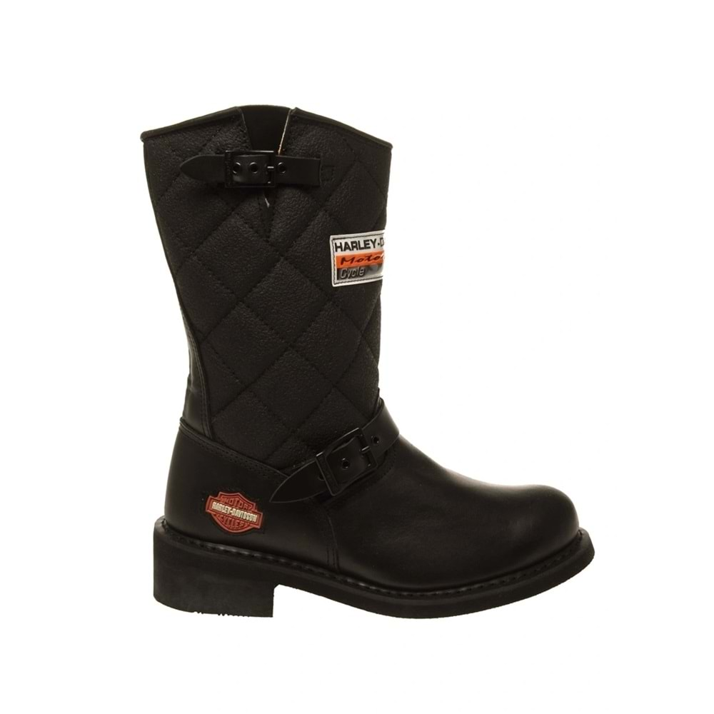 HARLEY DAVIDSON - LACONİA 644 BLACK DERİ KADIN BOT - BLACK - 36 - ST00443-BLACK-36