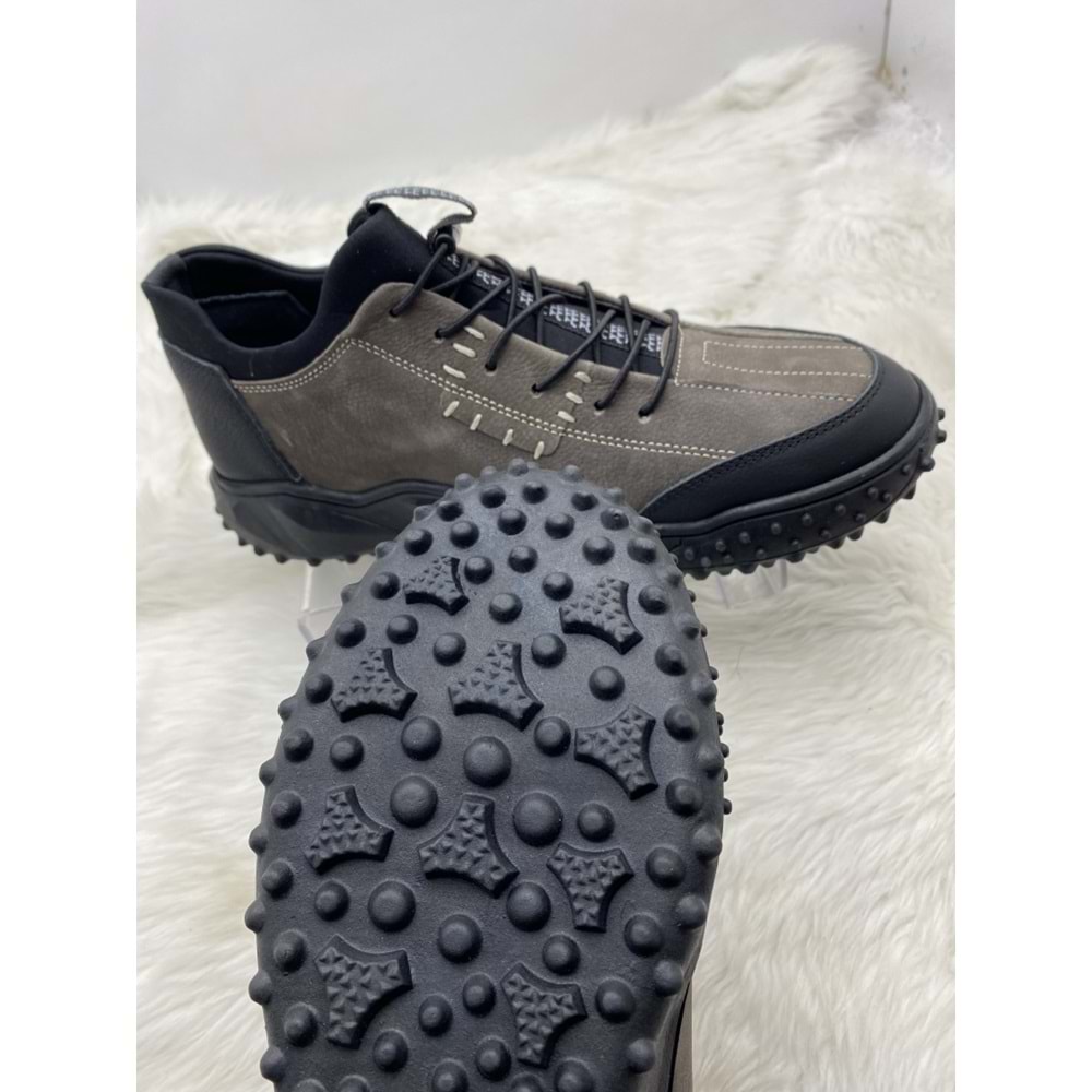 VOYAGER KUM RENGİ GERÇEK NUBUK DERİ LASTİK BAĞLI BİLEK BOY BOT (6012) - KUM - 41 - ST00844-KUM-41