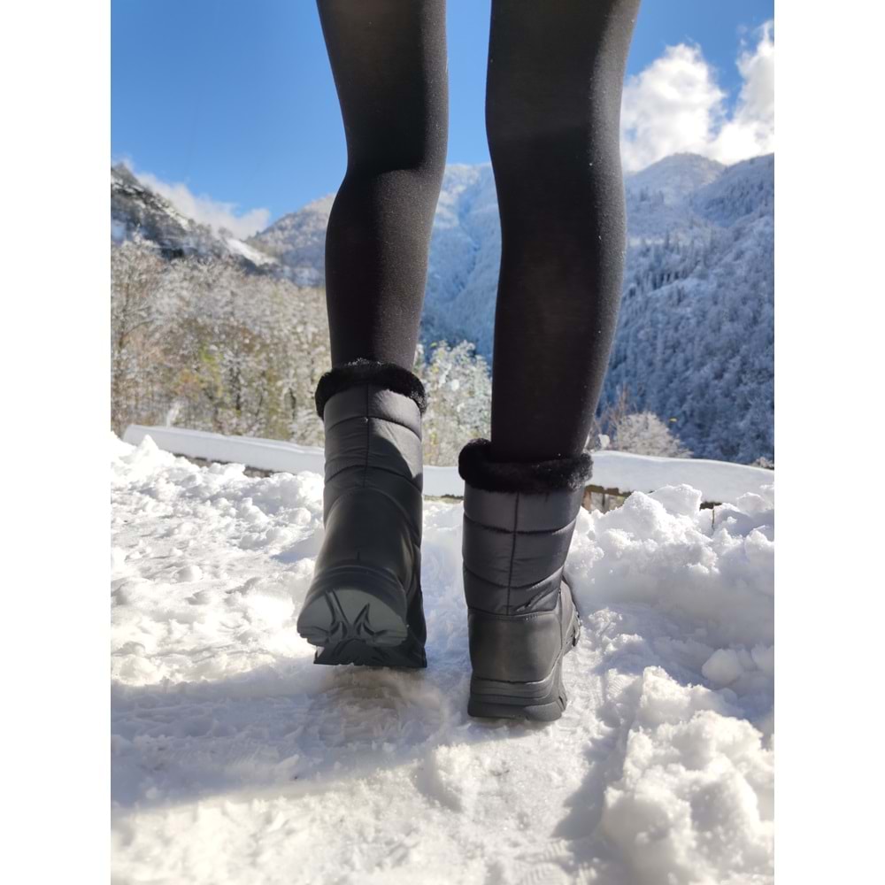 Çiğdem Kar Botu KAR2 Unisex - SİYAH - 38 - ST01231-SİYAH-38