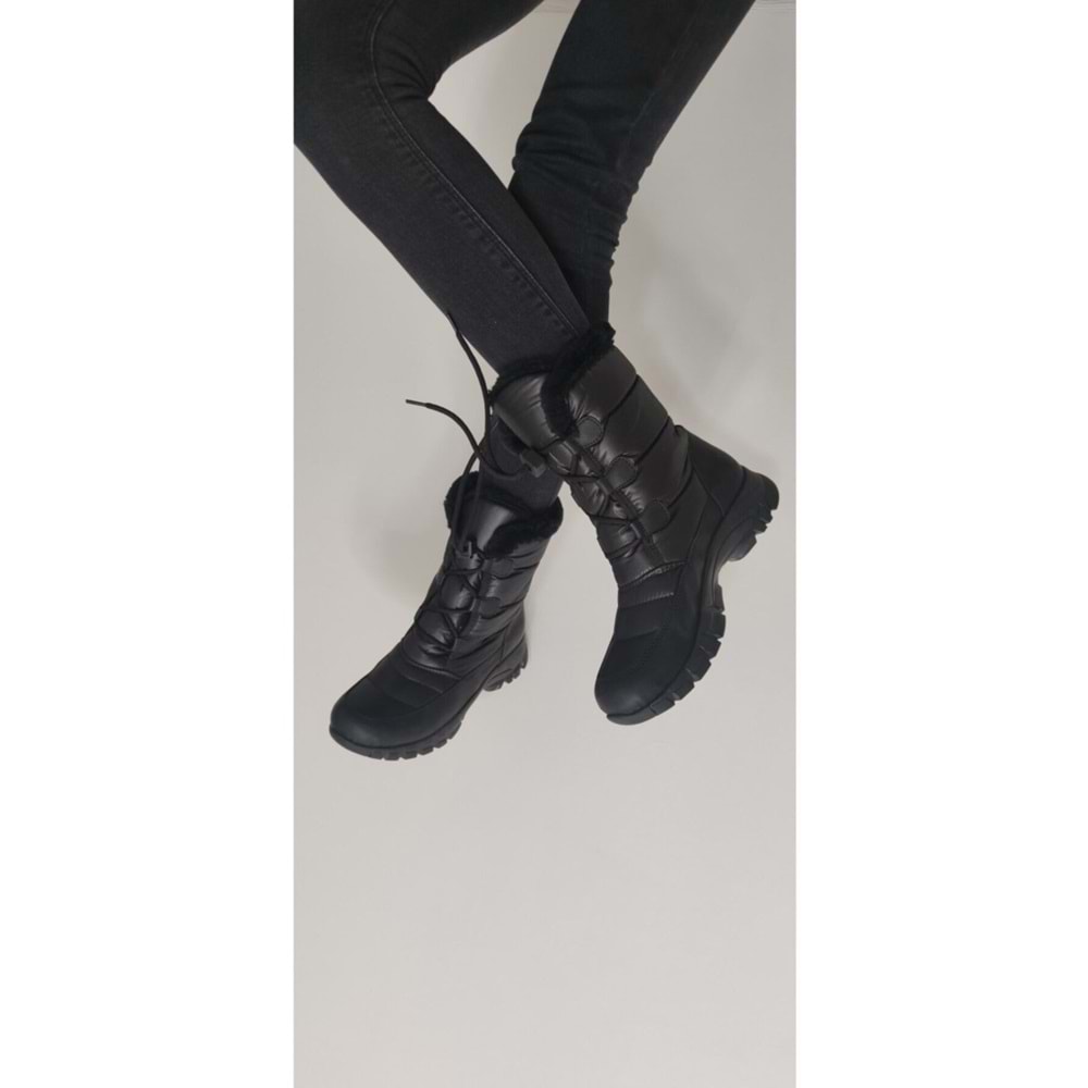 Çiğdem Kar Botu KAR2 Unisex - SİYAH - 38 - ST01231-SİYAH-38