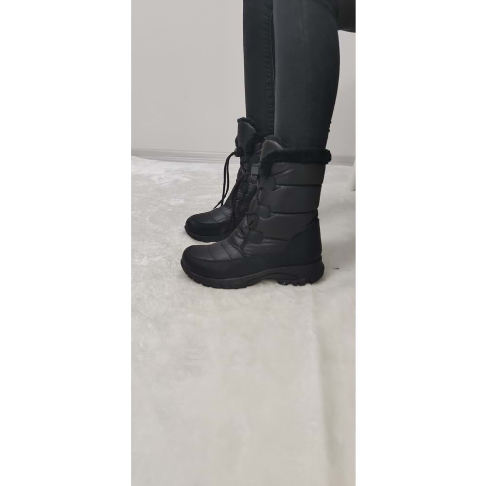 Çiğdem Kar Botu KAR2 Unisex - SİYAH - 38 - ST01231-SİYAH-38
