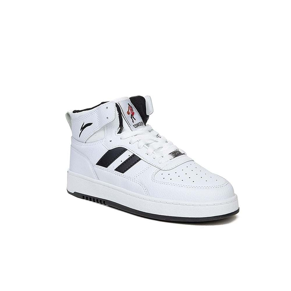 ÇİĞDEM CONSEPT BEYAZ-SİYAH BİLEK BOY SNEAKER - BEYAZ-SİYAH - 37 - ST01610-BEYAZ-SİYAH-37