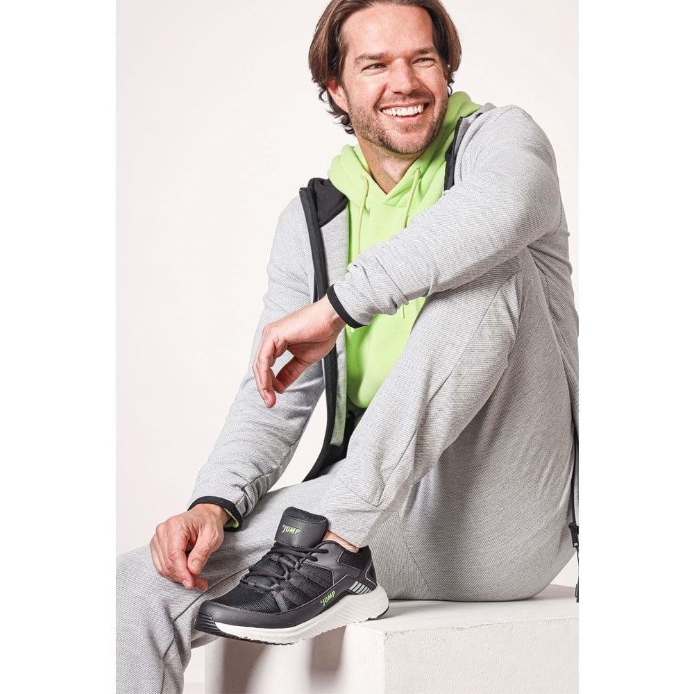 24865 siyah-neon yeşil kadın spor ayakkabı - SİYAH-YEŞİL - 40 - ST01639-SİYAH-YEŞİL-40