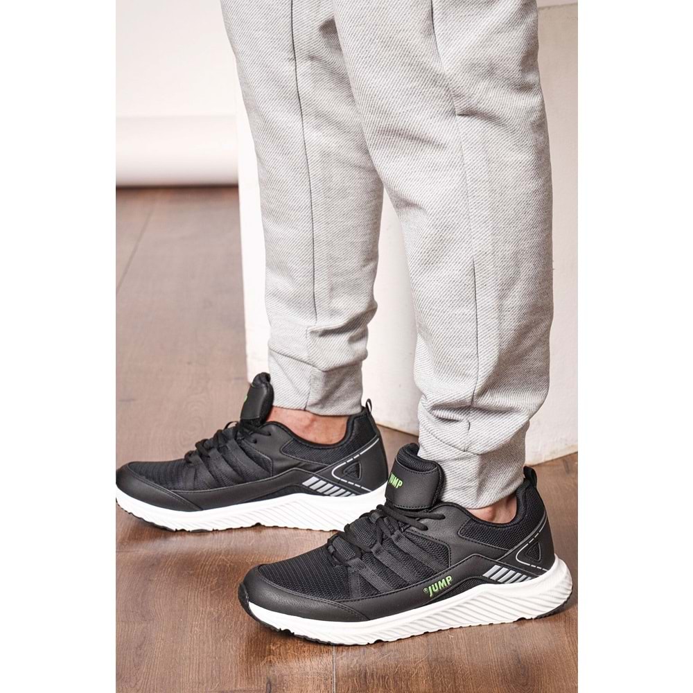 24865 siyah-neon yeşil kadın spor ayakkabı - SİYAH-YEŞİL - 40 - ST01639-SİYAH-YEŞİL-40