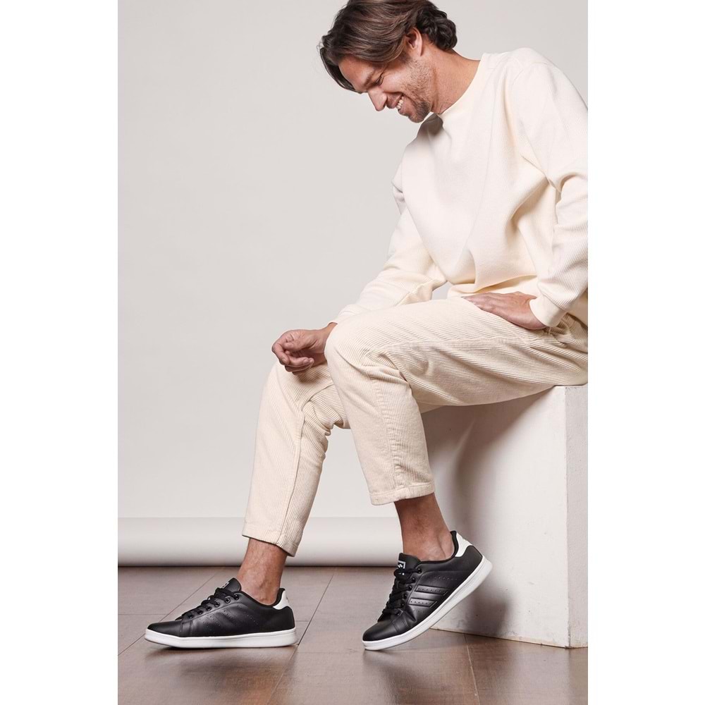 JUMP 15307 C-BLACK/WHİTE - SİYAH BEYAZ - 40 - ST01657-SİYAH BEYAZ-40