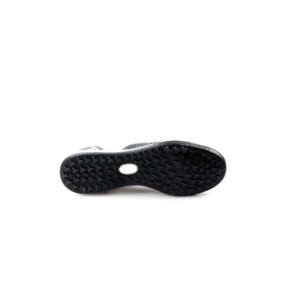 ÇİĞDEM SİYAH-KIRMIZI HALISAHA AYAKKABI(TWNG) Unisex - BEYAZ-SİYAH-A KIRMIZI - 38