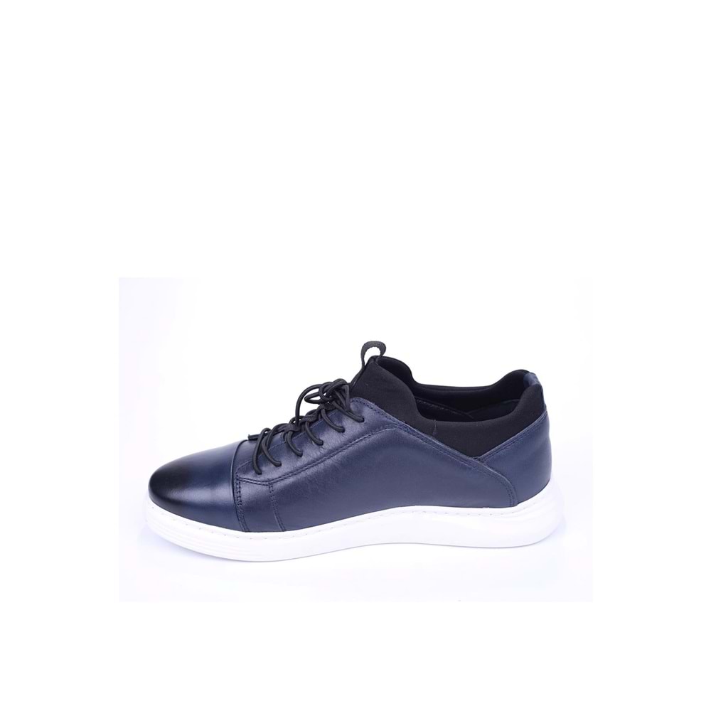 VOYAGER GERÇEK DERİ ERKEK CASUAL AYAKKABI (4467) - LACİVERT - 40