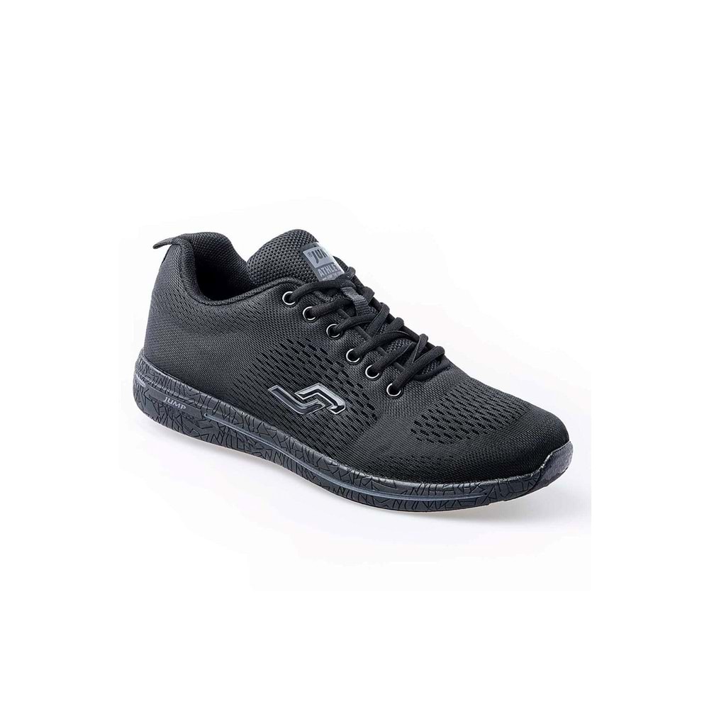 JUMP 24938 A-FULL BLACK ERKEK SPOR AYAKKABI - SİYAH - 43 - ST02077-SİYAH-43