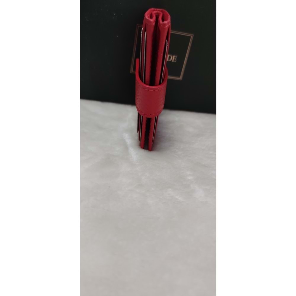 GRANDE - 718 Unisex CÜZDAN & KARTLIK - KIRMIZI - STANDART - ST02747-14042