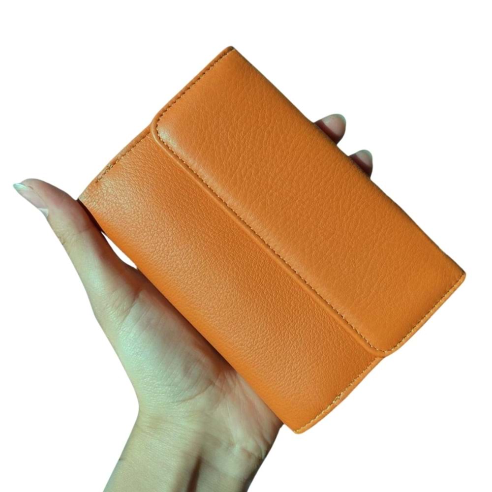 GRANDE - 2620 - GERÇEK DERİ KADIN CÜZDAN - CAMEL - STANDART