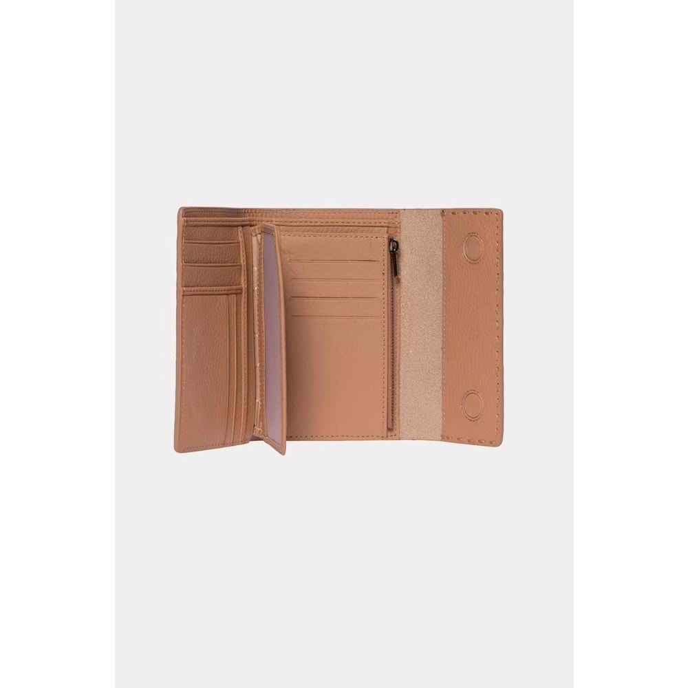 GRANDE - 2784 - GERÇEK DERİ KADIN CÜZDAN - CAMEL - STANDART