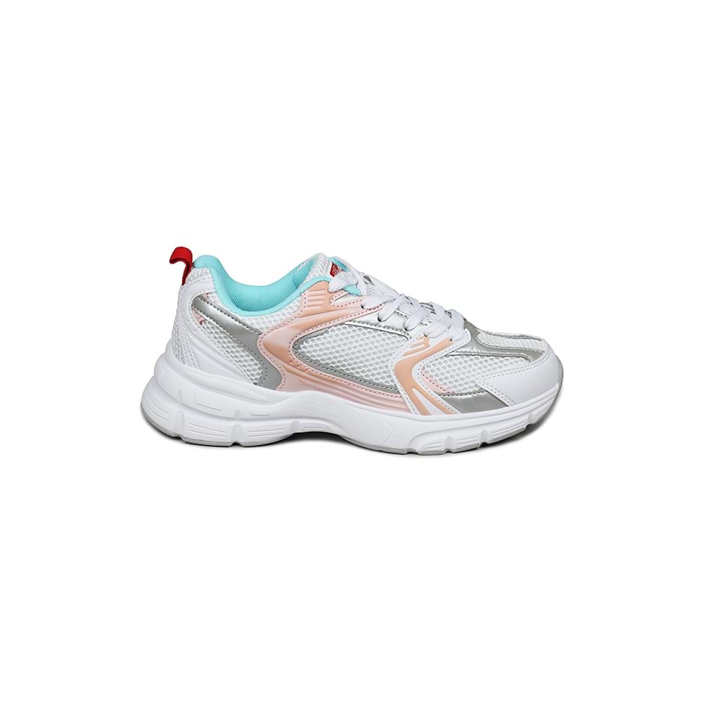 JUMP - 28712 - BEYAZ SPOR AYAKKABISI - BEYAZ-MAVİ-PUDRA - 36