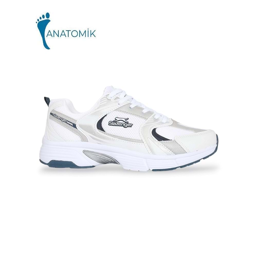 SLAZENGER ZANESTİ KADIN/ERKEK SNEAKER SPOR AYAKKABI - BEYAZ LACİVERT - 40