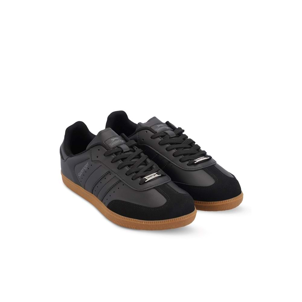 SLAZENGER PING ERKEK SNEAKER SPOR AYAKKABI - FULL-SİYAH - 40