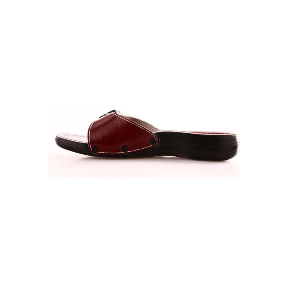 CEYO 6500-1 JEL TABANLI ORTOPEDİK TERLİK - 6500-1 - BORDO - 35