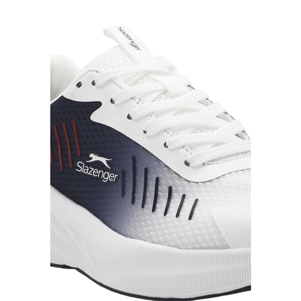 SLAZENGER WOLLY SNEAKER RAHAT SPOR AYAKKABI - BEYAZ-LACİVERT-KIRMIZI - 41