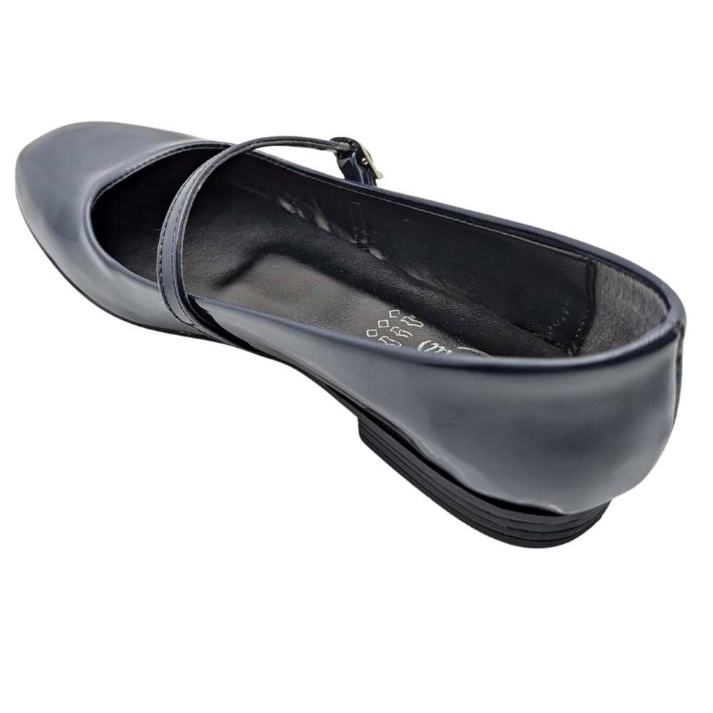 Çiğdem Kundura FlintTide Suni Rugan Kadın Babet - FlintTide - LACİVERT - 40