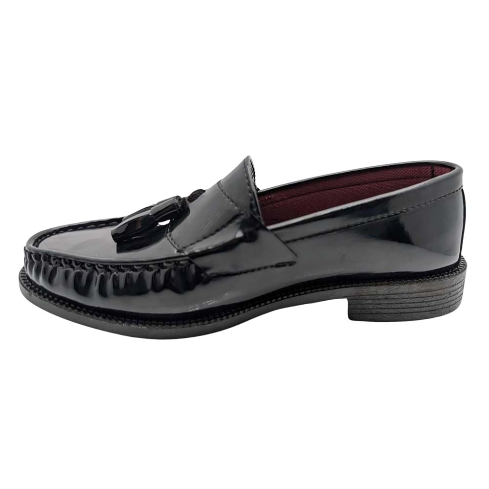 Çiğdem Kundura Drakar Nomads Erkek Loafer Ayakkabı - SİYAH-RUGAN - 41