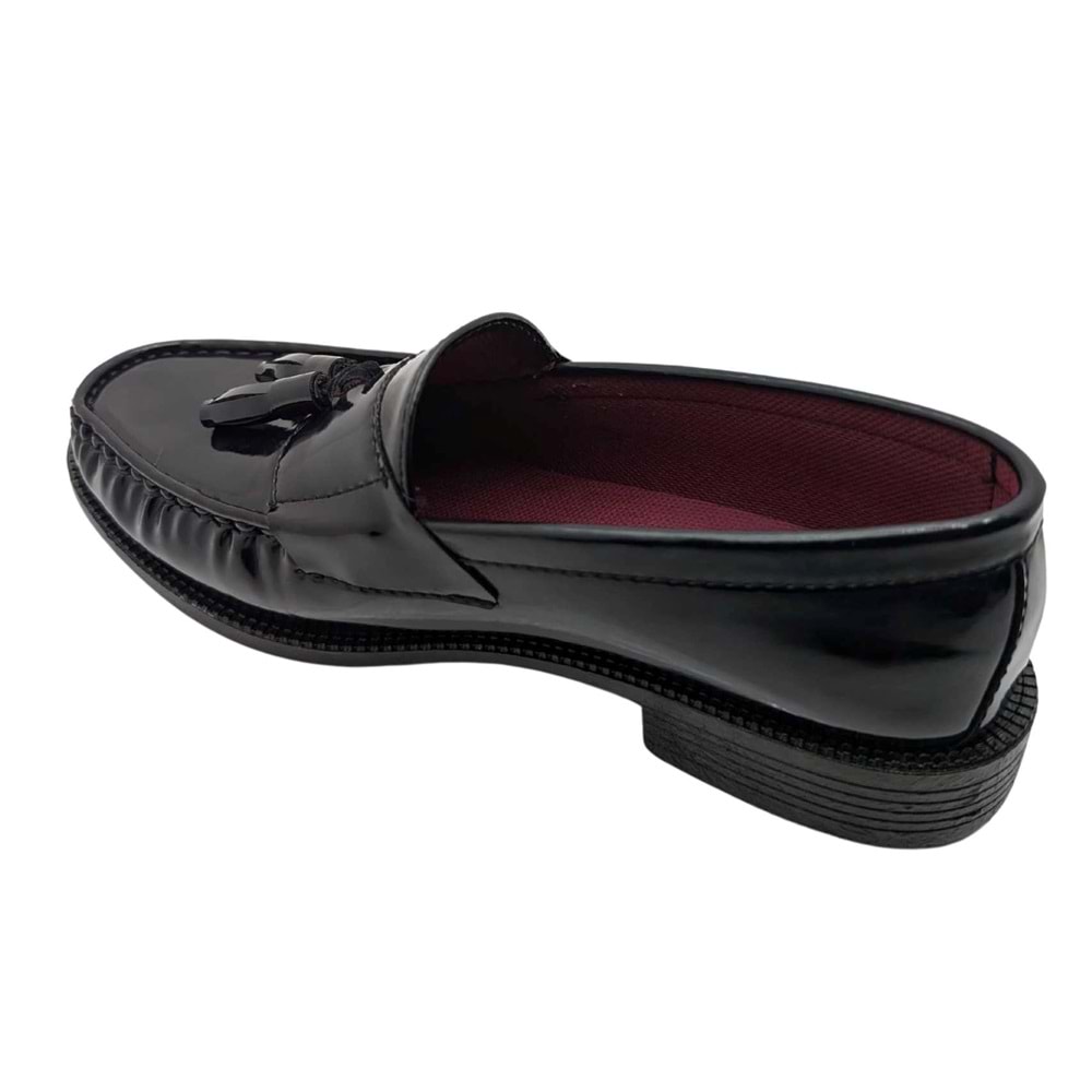 Çiğdem Kundura Drakar Nomads Erkek Loafer Ayakkabı - SİYAH-RUGAN - 41