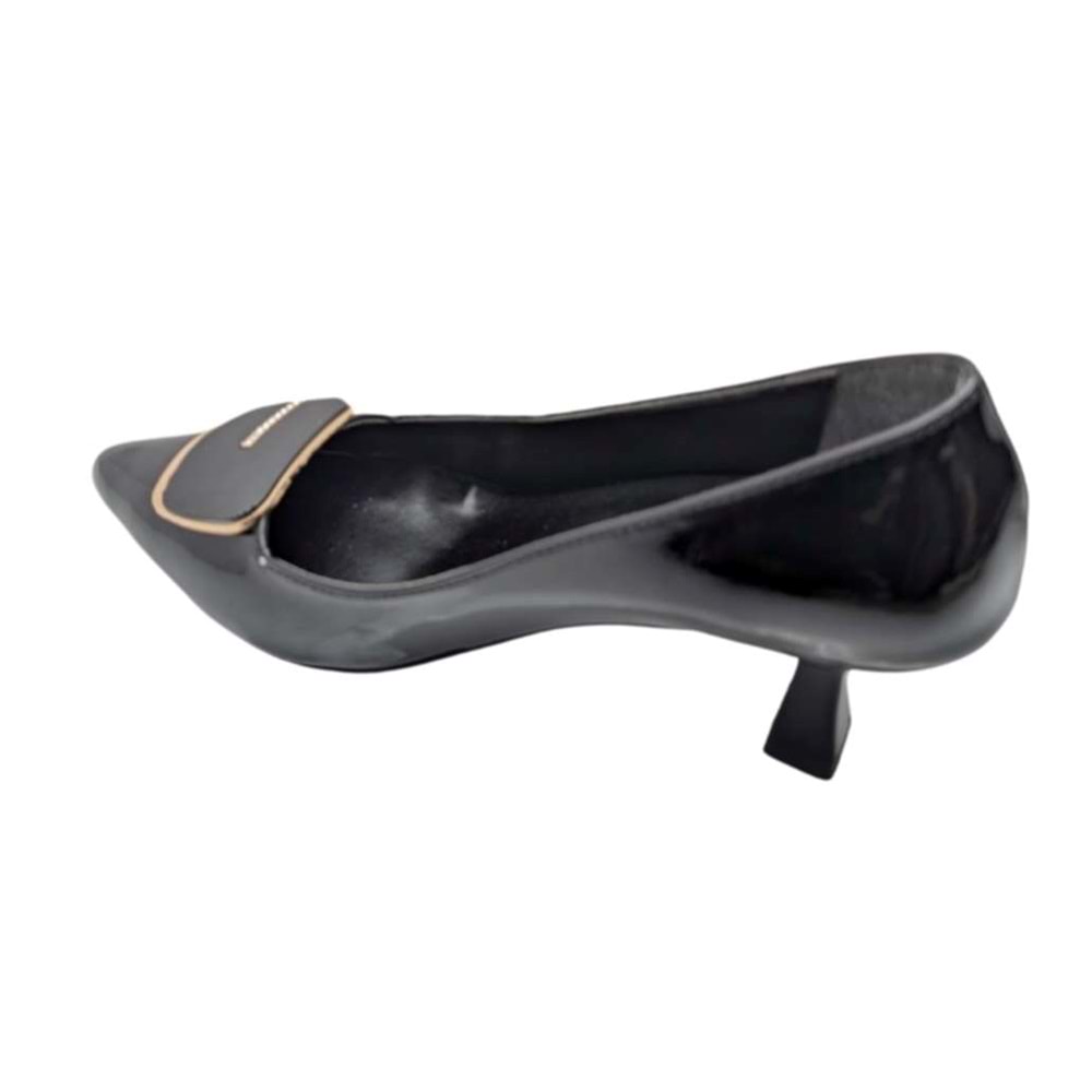 Çiğdem Kundura Veloura Stride Kadın Suni Deri Stiletto - Veloura Stride - SİYAH - 36