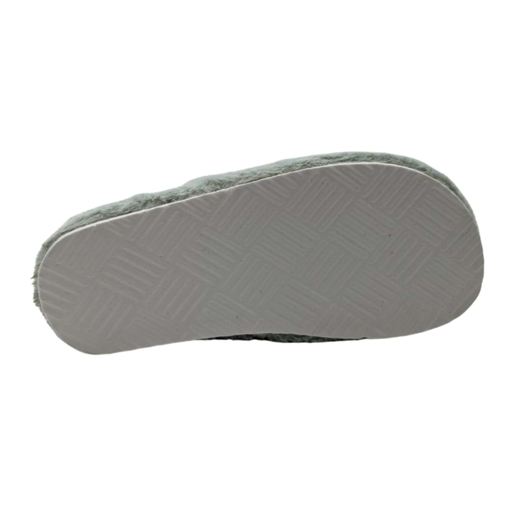 Çiğdem Kundura CloudStep Kadın Peluş Ev Terliği - YEŞİL - 37
