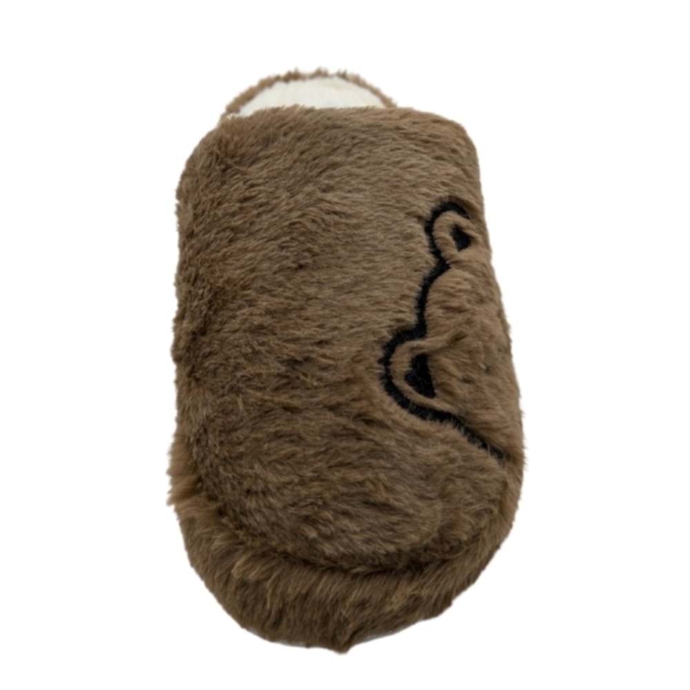 Çiğdem Kundura CloudStep Kadın Peluş Ev Terliği - KAHVERENGİ - 38