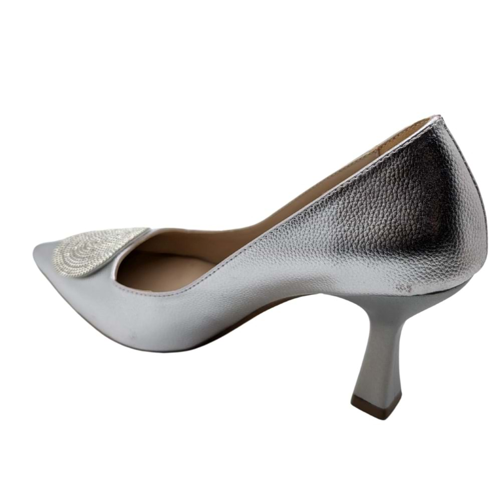 Rosella Heels Kadın Abiye Stiletto - Rosella Heels - GÜMÜŞ - 40