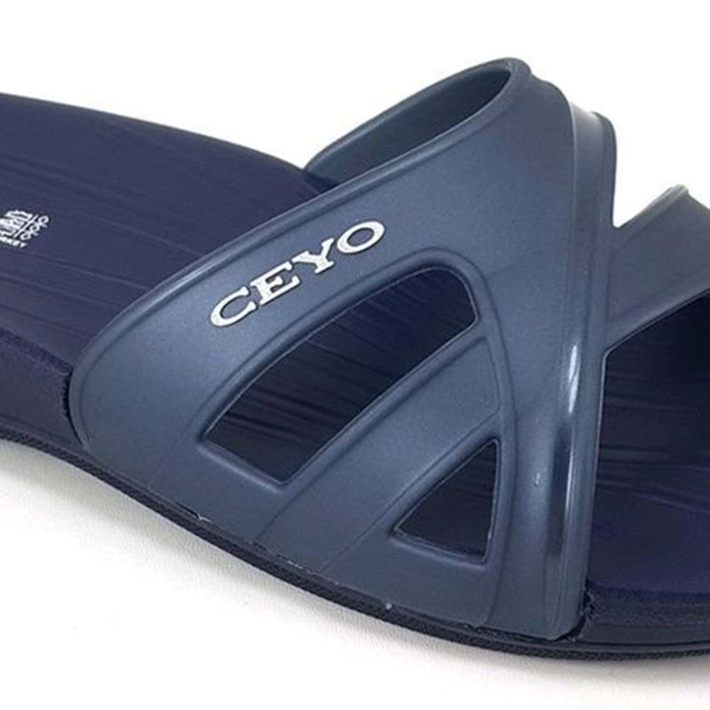 Ceyo 9942 Kadın Ortopedik Terlik - LACİVERT - 40