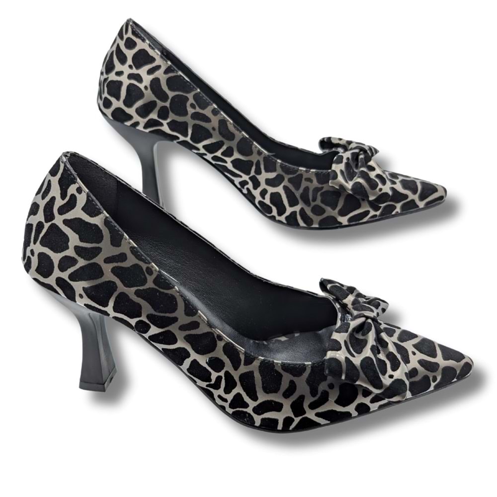 Mancharela Kadın Leopar Desenli Stiletto Ayakkabı - Mancharela - LEOPAR - 38