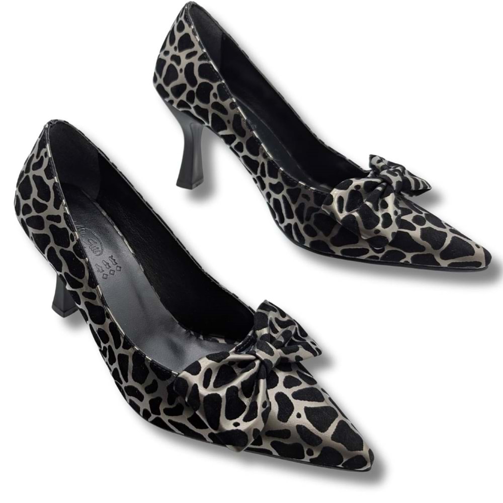 Mancharela Kadın Leopar Desenli Stiletto Ayakkabı - Mancharela - LEOPAR - 38