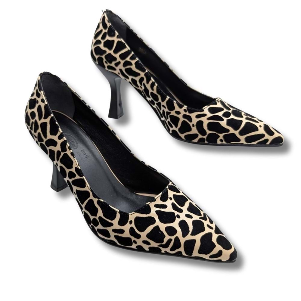 Stralende Kadın Leopar Desenli Stiletto - Stralende - LEOPAR - 36