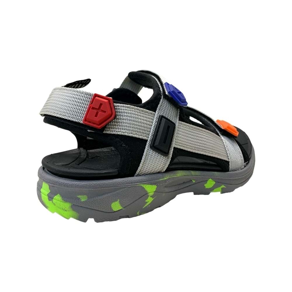 Jump - 30071 | Erkek Çocuk Sandalet - 30071 - SİYAH - 32