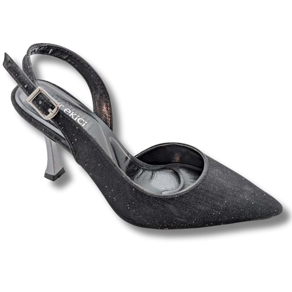 Gratia - Abiye Taşlı Stiletto - Gratia - SİYAH - 36