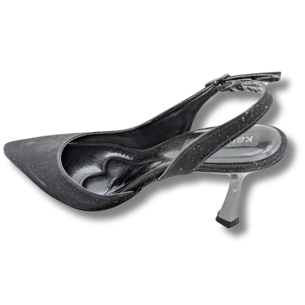 Gratia - Abiye Taşlı Stiletto - Gratia - SİYAH - 36